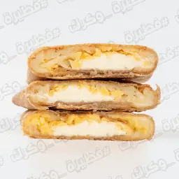 فطيرة بيض بالجبنة السائل